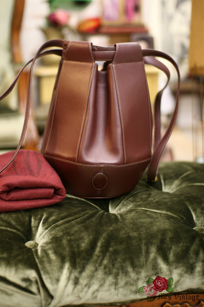 Cartier bucket bag vintage best sale