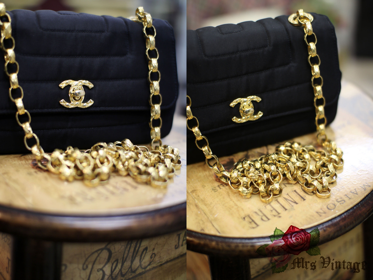 Chanel vintage black / - Gem