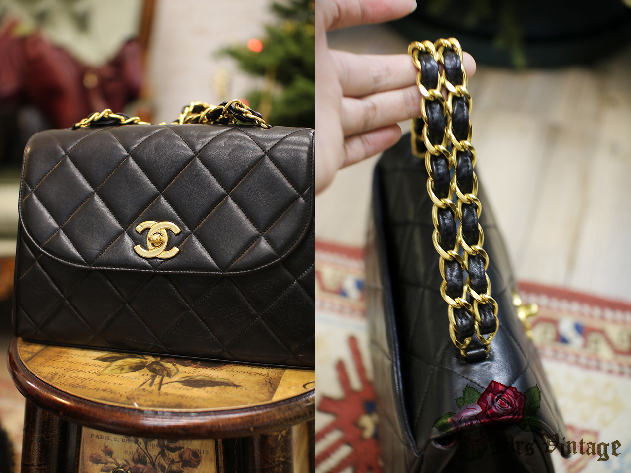 CHANEL CHANEL Mini Kelly Flap Handbag Quilted Lambskin Leather Gold Used  Women ｜Product Code：2101216505797｜BRAND OFF Online Store