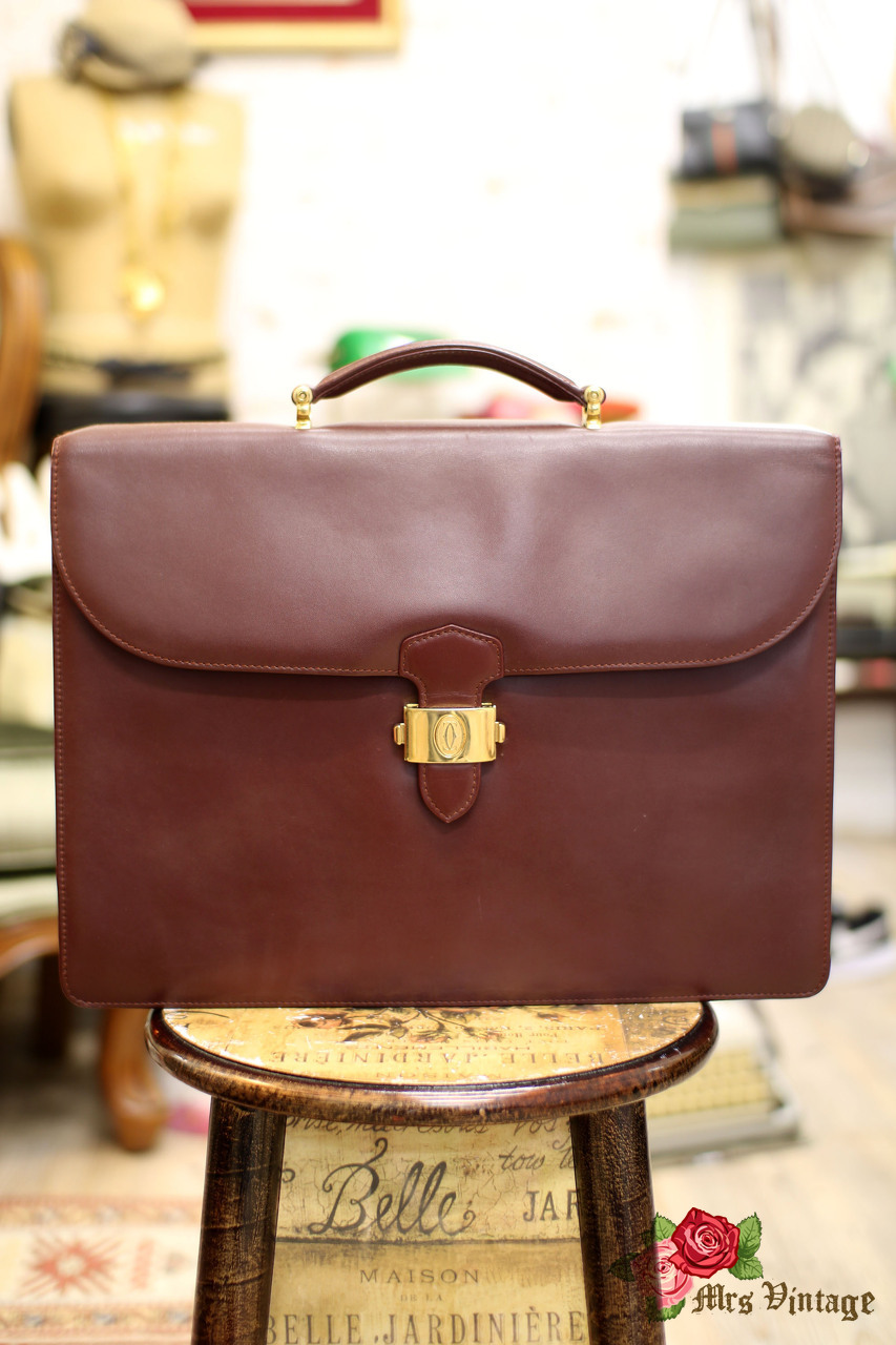 must de cartier briefcase