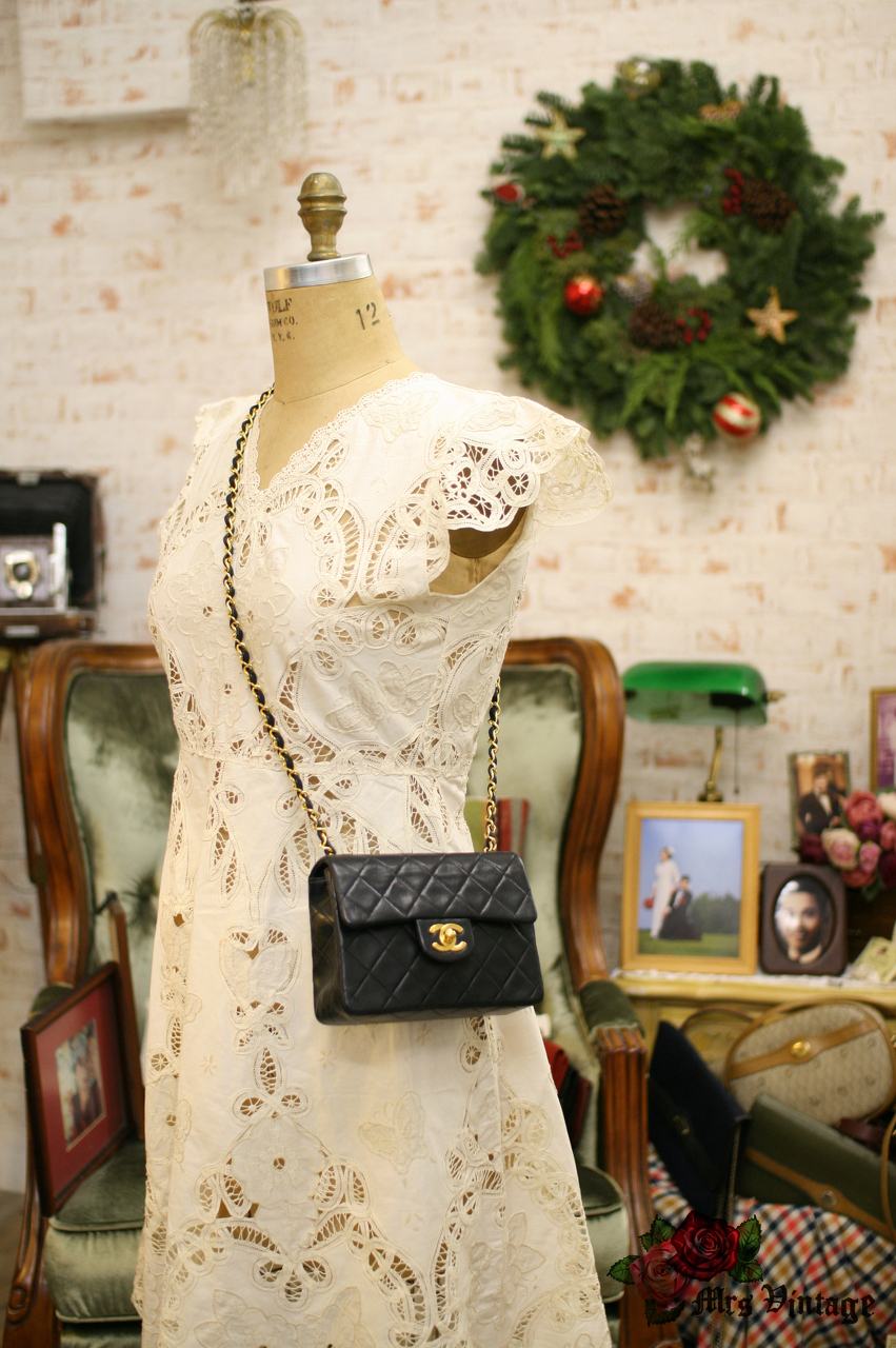 Vintage Chanel Rare Tassel Flap Mini Bag - Mrs Vintage - Selling Vintage  Wedding Lace Dress / Gowns & Accessories from 1920s – 1990s. And many One  of a kind Treasures such