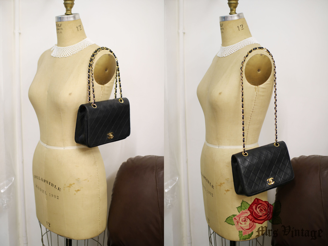 Vintage Chanel Small Lambskin Quilted Leather Bucket Bag with 2 Golden  Straps - Mrs Vintage - Selling Vintage Wedding Lace Dress / Gowns &  Accessories from 1920s – 1990s. And many One
