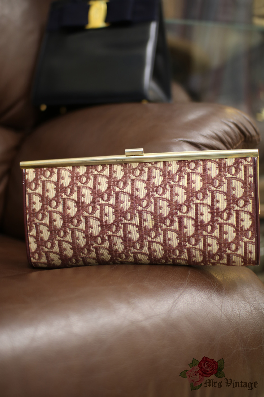 dior vintage clutch bag