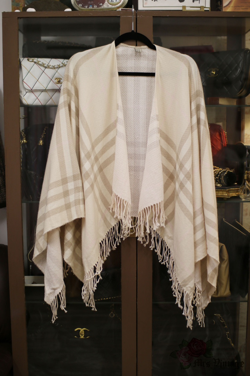 burberry poncho wrap