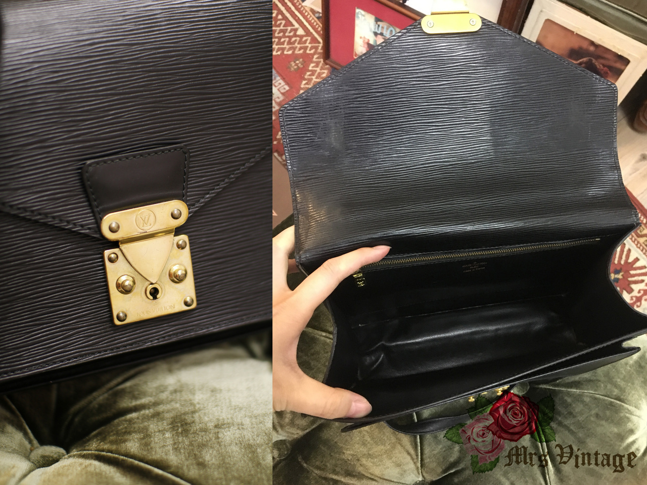 Louis Vuitton Monceau in Epi Leather  Vintage Louis Vuitton Unboxing, What  Fit's & First Impression 