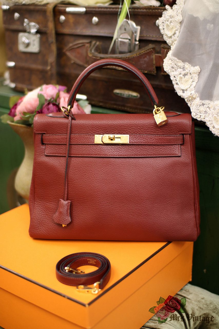 Hermes Rouge H Clemence/Swift Birkin 30 – The Closet