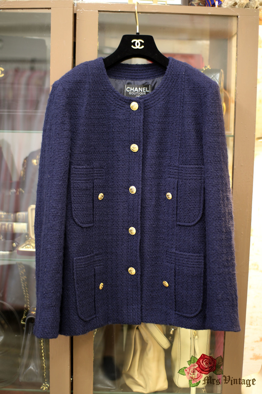 CHANEL TWEED JACKET 36 – The Vintage Store