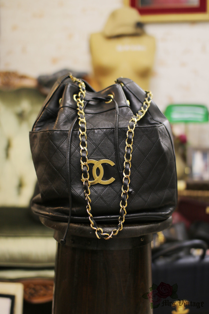 Rare Chanel Lambskin Bucket Bag – SFN