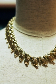 Vintage 60s Choker Necklace Signed Lisner