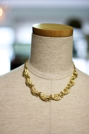 Vintage Coro Gold Tone Metal Necklace