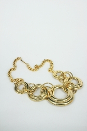 Vintage Gold Tone Statment Necklace