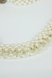 Vintage Faux Pearl Collar Necklace