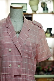 Vintage Pink Strips Dress Size M/L