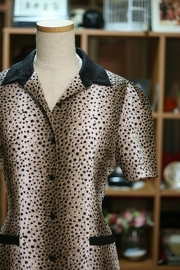 Vintage 80s Cheetah Leopard Shirt Dress (Size S/M)