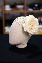 Vintage 1960's Wedding Lace Crochet Cap