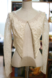 1950s Wedding Dress Jacket Sz XS/S