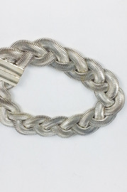 Vintage Silver Tone Braclet from Paris