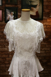 Vintage Edwardian Style White Dress by Jessica McClintock