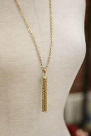 Vintage Goldtone Tassel Necklace from Sarah Coventry
