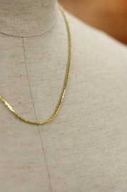Vintage Simple Goldtone Necklace