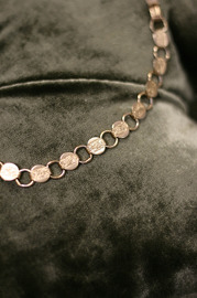 Vintage Sarah Coventry Goldtone Coins Shape Bracelet