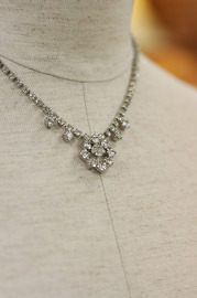 Vintage Rhinestone Necklace - WEDDING appeal