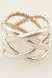 Vintage Sterling Woven Concepts Sterling Ring Sz 7.5