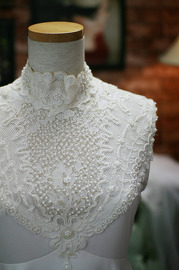 1970s Vintage Beaded and Lace Wedding Dress