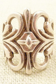 Vintage Medieval Sterling Element Ring Size 7.5