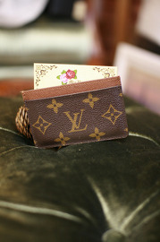 Vintage Louis Vuitton Monogram Brown Card Holder