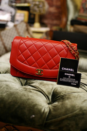 Chanel Large Classic Red Quilted Leather Shoulder Flap Bag