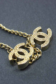 Pre Owned Chanel Golden Dangling Charms Bracelet