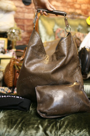 Chanel Dark Brown Lambskin Shoulder Tote Bag