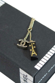 Chanel Pre Own Tower Eiffel Necklace Japan 2004 Limited Edition