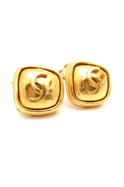 Vintage Chanel Gold Tone Earrings