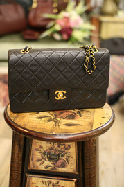 Vintage Chanel 2.55 10inches Shoulder Flap Bag