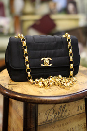 Vintage Chanel Nylon Black Mini Bag Lovely