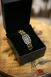 Vintage Chanel Premier Gold Plated Chain Watch Size S