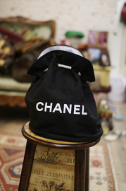 Chanel Medium Nylon Cotton Bucket Bag
