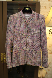 Chanel Purple and multicolor Chanel Tweed Jacket
