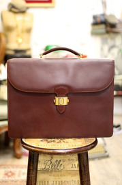 Vintage Cartier Men's Must de Cartier leather briefcase