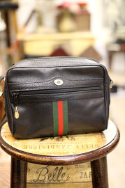 Vintage Gucci Black Small Shoulder Bag