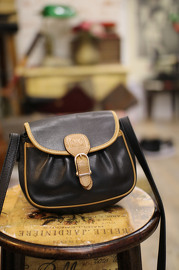 Vintage Celine Leather Mini Shoulder Bag