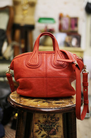 Givenchy Mini Nightingale Mini Bag like NEW Persimmon Red Colour