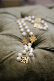 Vintage Chanel Faux Pearls Long Necklace from 1994