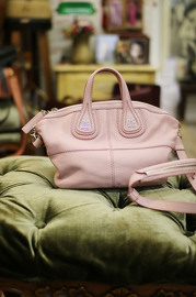 Pre Owned Givenchy Baby Pink Mini Nightingale Bag with Silver Hardware