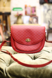 Vintage Gucci Red Shoulder Bag