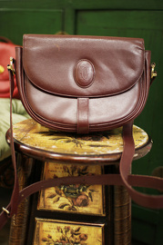Vintage Cartier Leather Shoulder Bag