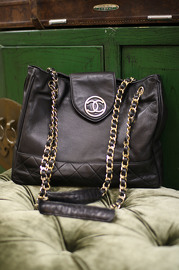 Vintage Chanel Lambskin Tote Bag