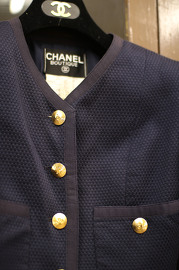 Vintage Chanel Navy jacket FR34
